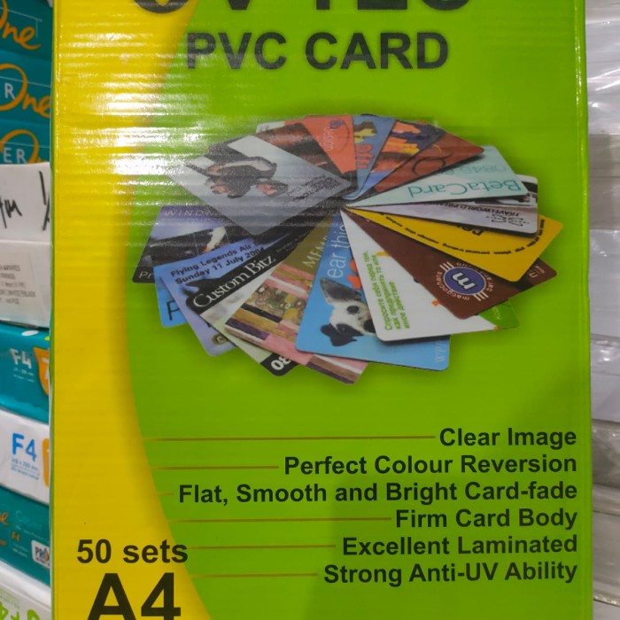 

Id Card - Pvc Id Card Isi 50 Set Untuk 500 Kartu Instant Basic