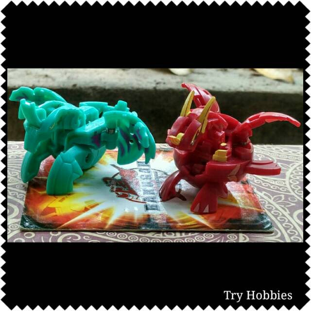 Bakugan Set Pyrus Neo Dragonoid + Ventus Storm Skyress Original