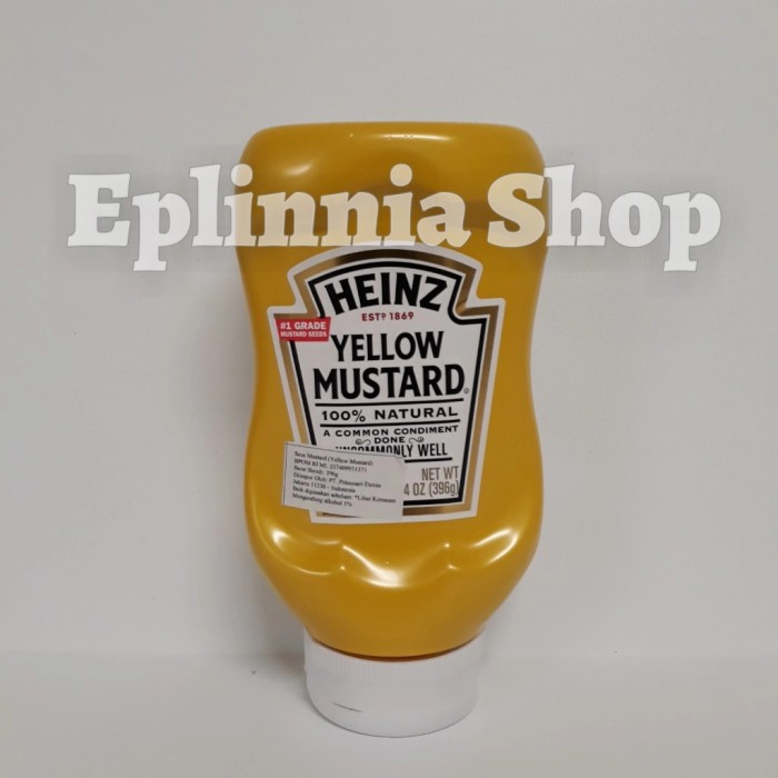 

Heinz Yellow Mustard 100% Natural 396 gr - Saus Mustard