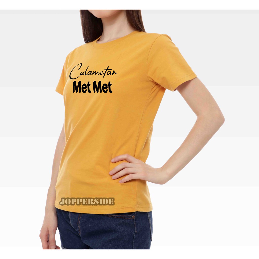 JOPPERSIDE T SHIRT KAOS DISTRO WANITA PEREMPUAN TIKTOK TIK TOK CULAMETAN MET MET PREMIUM TW17