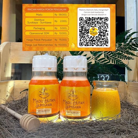 

Madu Hutan Sumbawa Zhara Honey - Madu Asli Murni Raw Pure Honey
