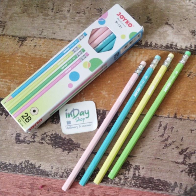 Pensil 2B Pastel Joyko | INDAY SHOP