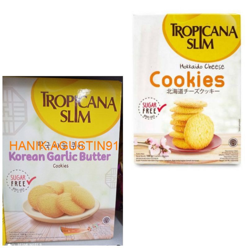 

Tropicana Slim Cookies / Cemilan Sehat Tanpa Gula Untuk Diet