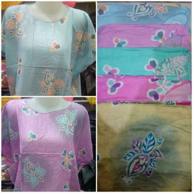 TERBARU Blus Santai Wanita Size Jumbo Warna Cerah