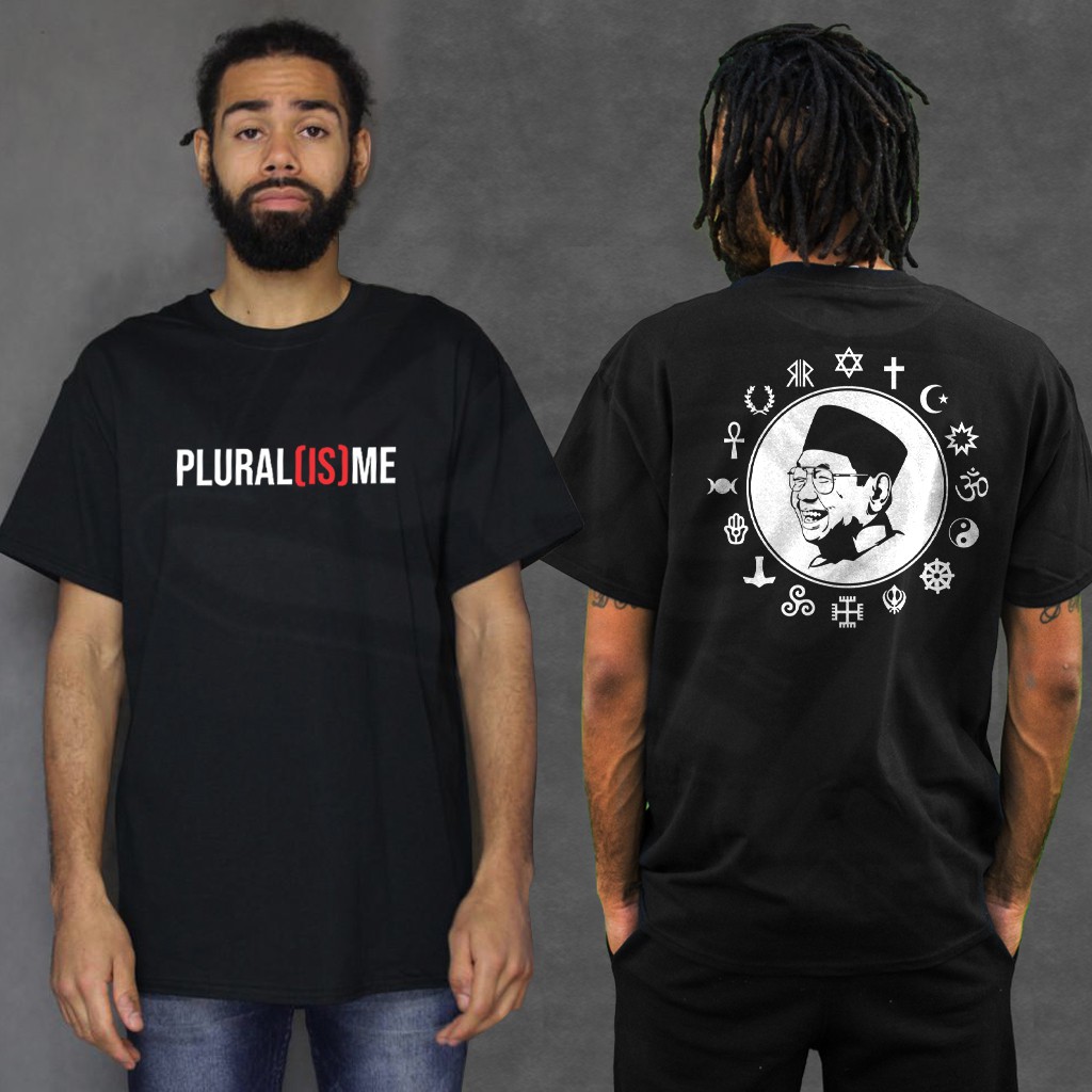 KAOS GUSDUR INDONESIA PLURALISME READY BIGSIZE JUMBO 2XL 3XL 4XL