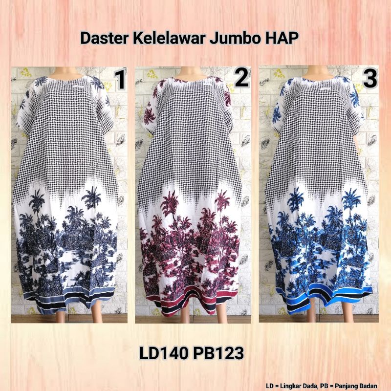 DASTER KELELAWAR JUMBO HAP PASTEL LOWO BIGSIZE ADEM BU TEJO DNDL + VIEW