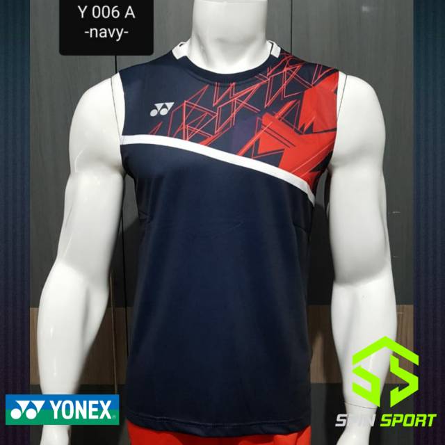 Kaos Singlet Yonex Y006A Import Badminton Bulutangkis Kaos Singlet Yonex Y006A Import Badminton Bulutangkis
