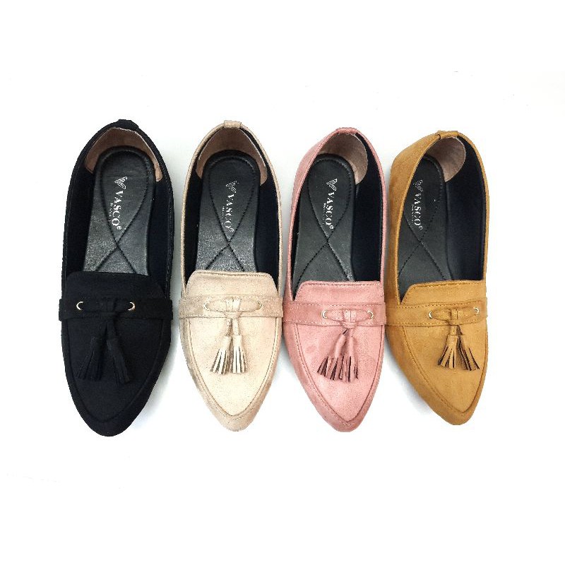 Milicca Dilion Sepatu Flat wanita Flat Shoes Sol Karet