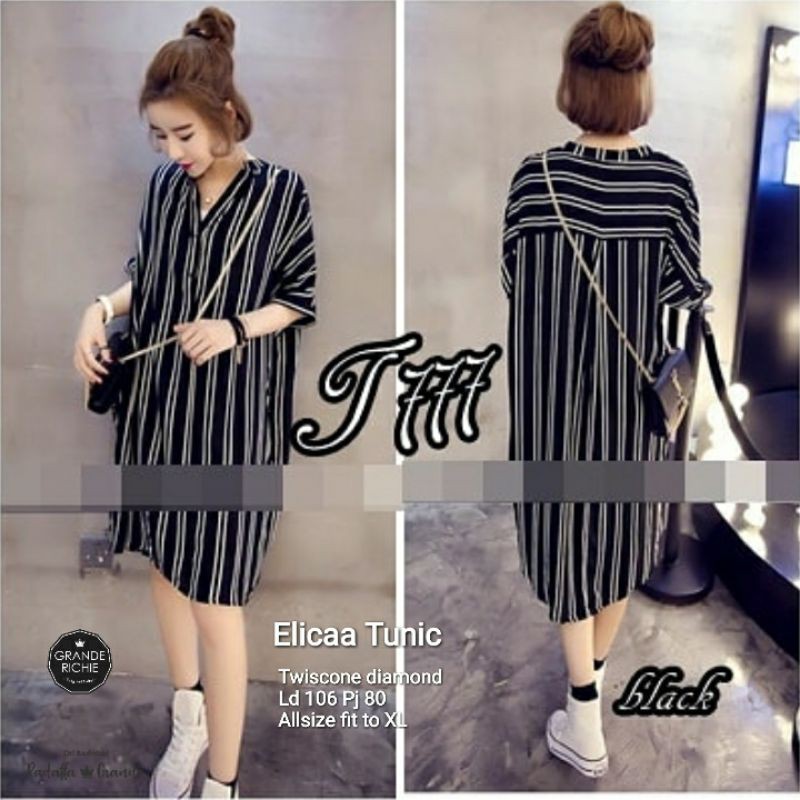 Tunik wanita model garis Terbaru+Terlaris