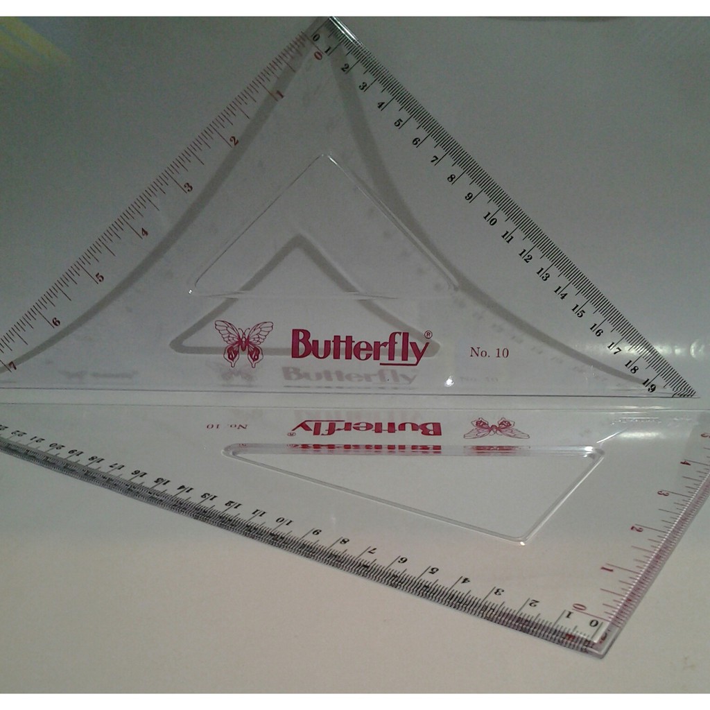 

Penggaris segitiga no.10 butterfly