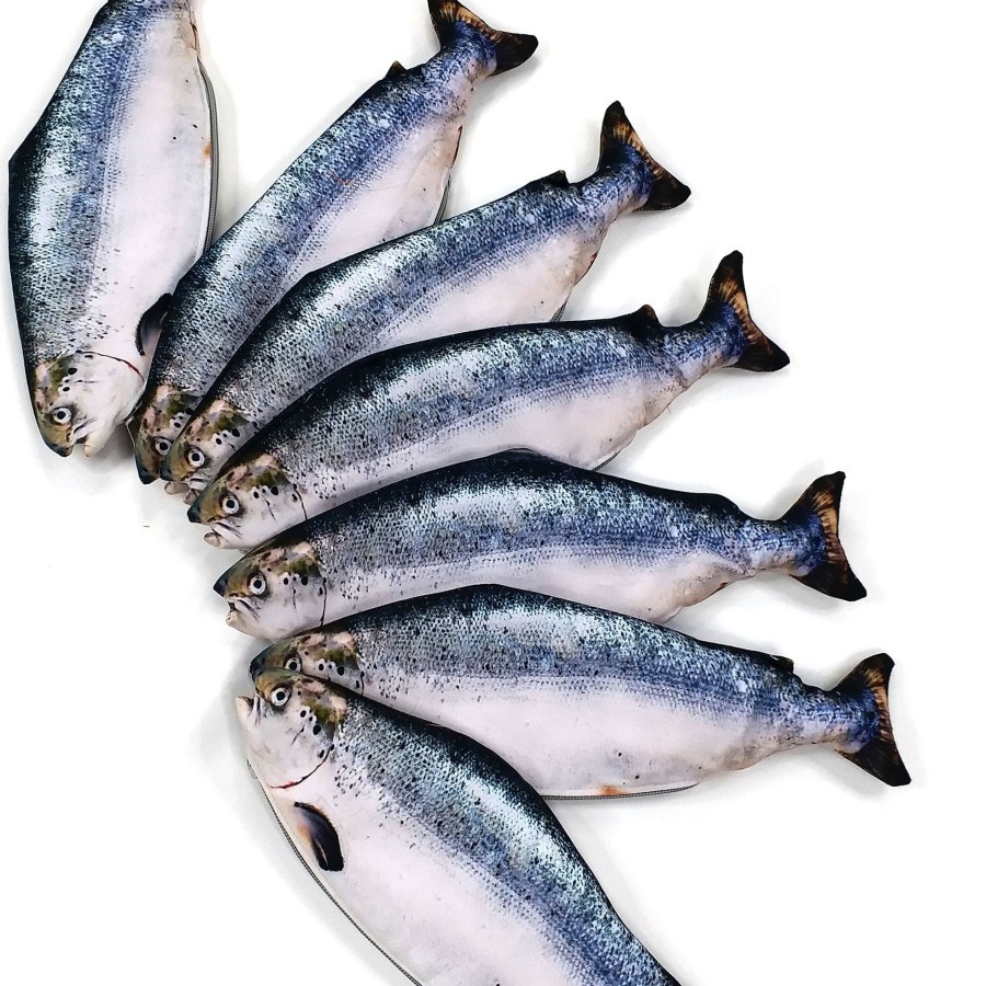 

HenJO Tempat Pensil Salmon untuk yang hobby mancing dan ikan bergizi Flirty Shrelo