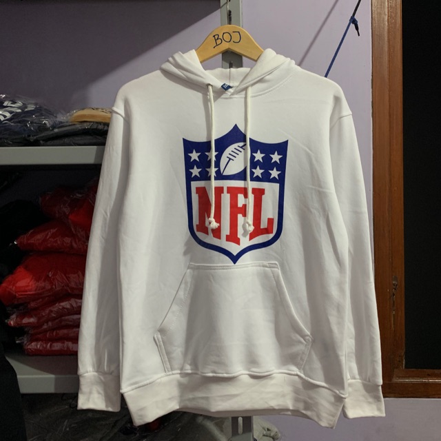 nfl white hoodie