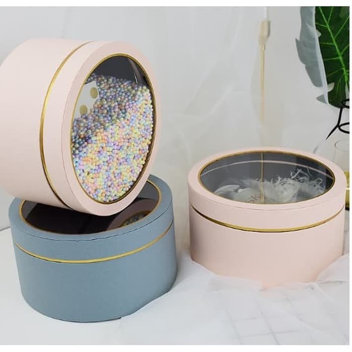 

JGO Hampers Box Besar Big Gift Box Hard Box Circle Elegan Premium