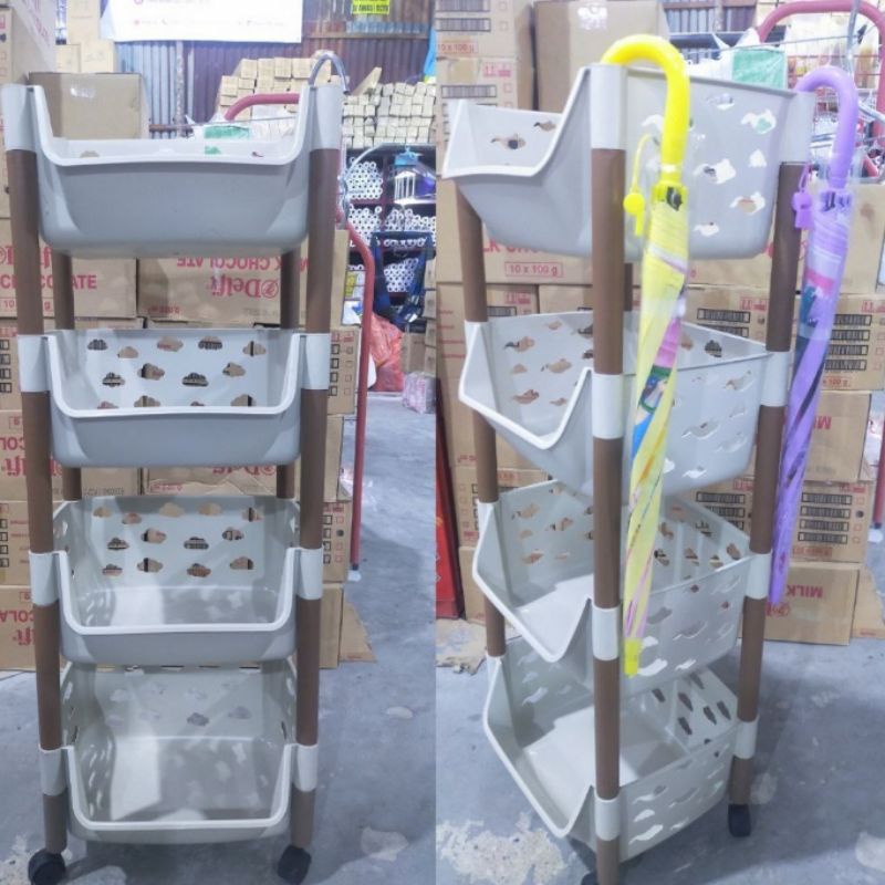 RAK JUMBO BUENA 4 SUSUN RAK MAINAN ANAK RAK MULTIFUNGSI