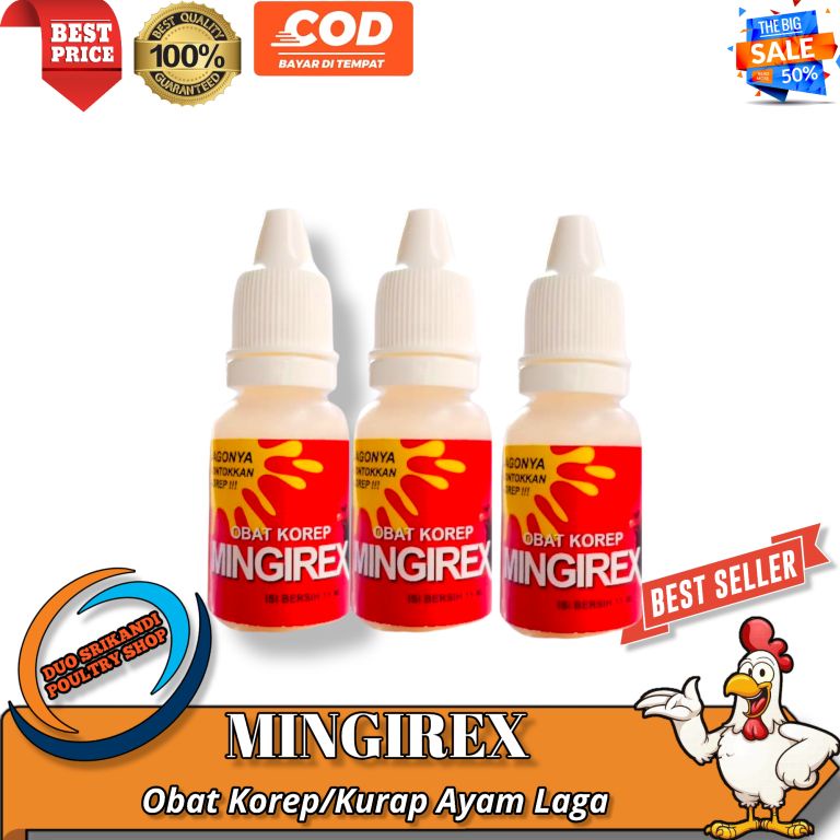 MINGIREX Obat Korep atau Kurap Ayam Ampuh