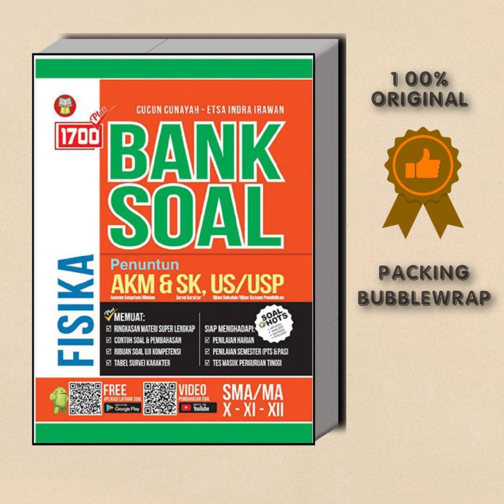 Buku 1700 bank soal : BANK SOAL FISIKA SMA/MA KURIKULUM 2013 REVISI