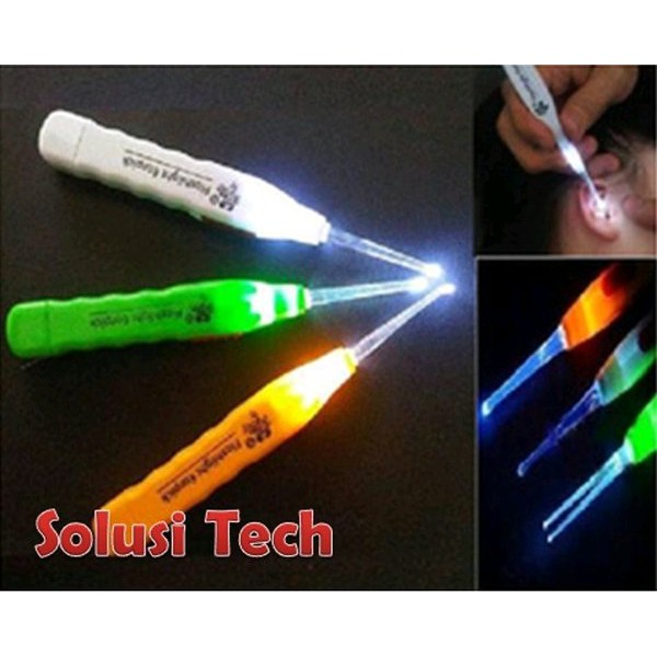 Korek Kuping Flashlight Earpick Led