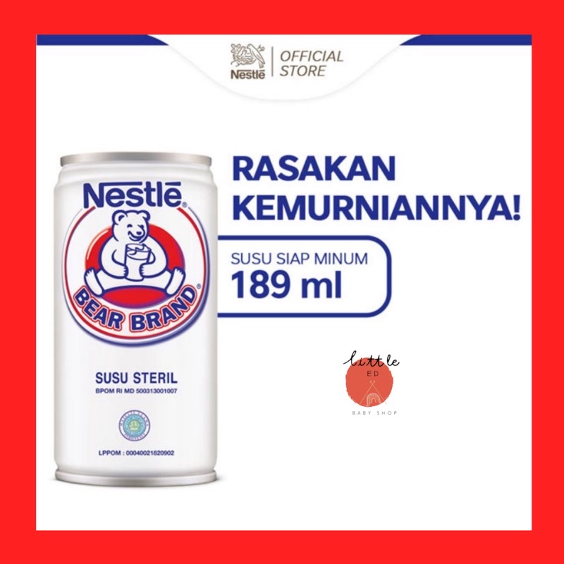 

bear brand susu beruang 189ml pcs