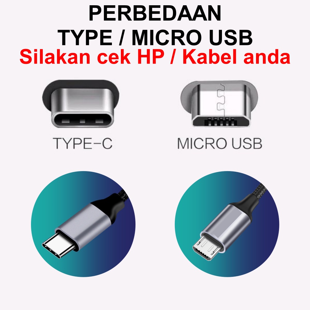 Kabel Data Realme Micro USB &amp; Type C Fast Charging Original
