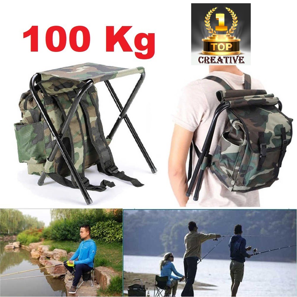 Kursi Tas Lipat Kursi Mancing Lipat kursi outdoor Kursi Camping TAS RANSEL KURSI LIPAT tas mancing