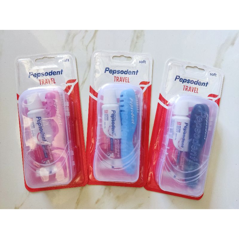 Pepsodent Travel Kit Soft / sikat gigi travel