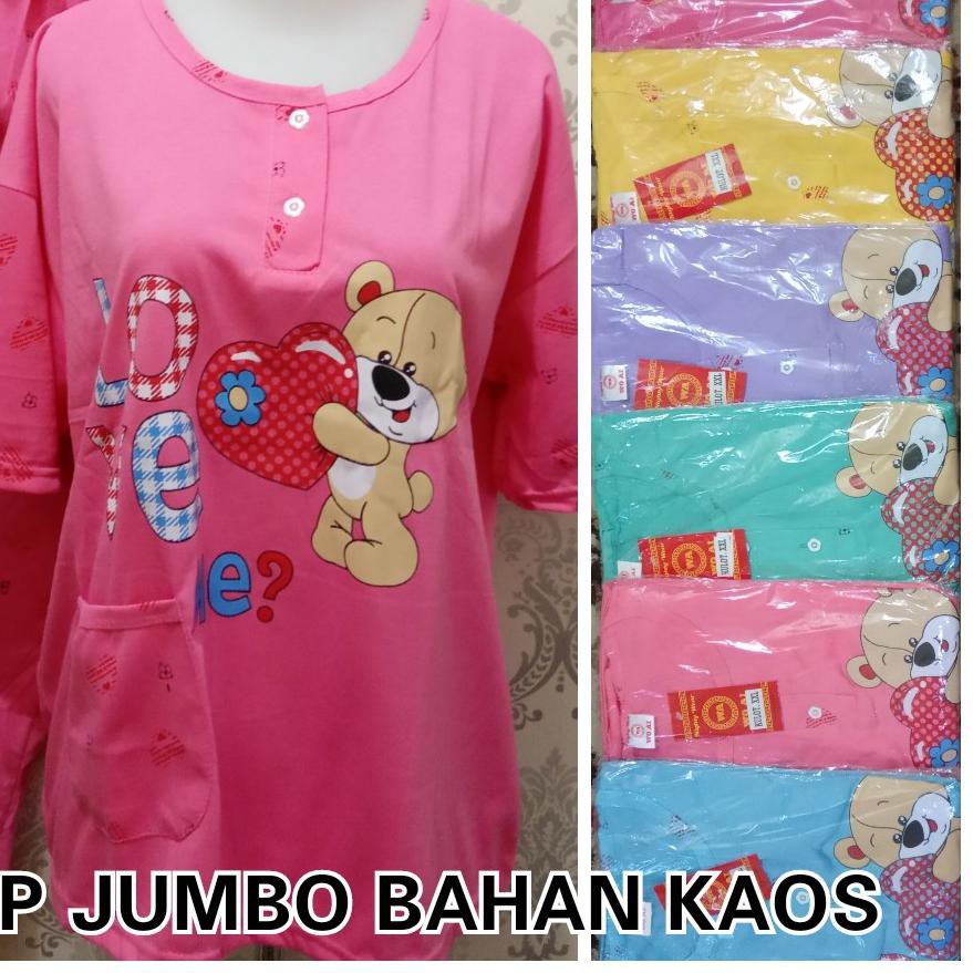KKG BABYDOLL CP JUMBO XXL / XXXL BAHAN KAOS / BAJU TIDUR SETELAN JUMBO  _