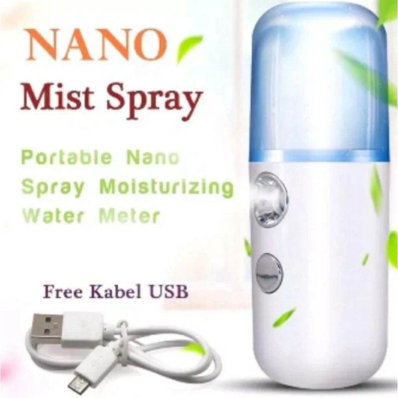 PROMO !!! NANO SPRAY Portable Mini USB / Mist Sparyer Pelembab Wajah Perawatan Wajah