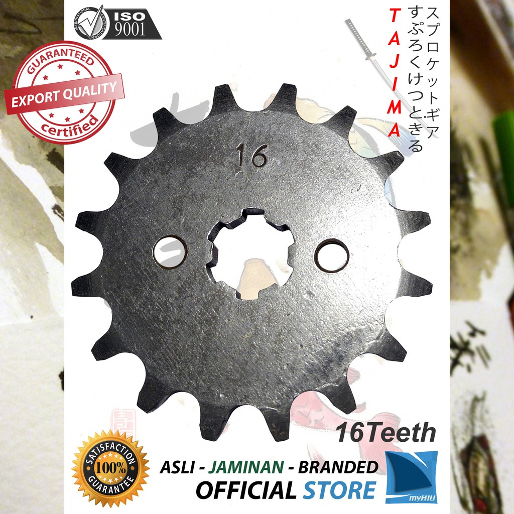 Gigi Tarik 8T ~ 17T HONDA Karisma / Kirana Gir Depan - Front Sprocket Gear TAJIMA