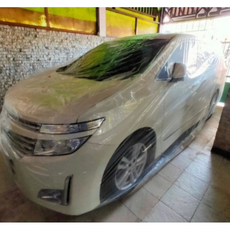 Body Cover Sarung Mobil All New Avanza Xenia Veloz Model Bening Transfaran