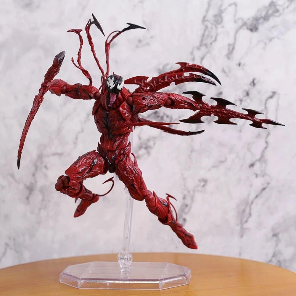 Needway Mainan Model Marvel Untuk Sambungan Hadiah SpiderMan PVC Bergerak NO.008 Carnage