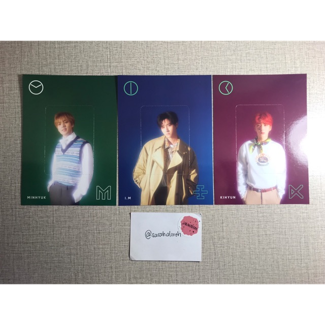 MONSTA X The Connect Benefit postcard album photocard