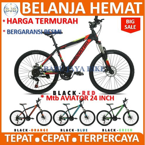 Sepeda Gunung 24 inch AVIATOR 2689 XT