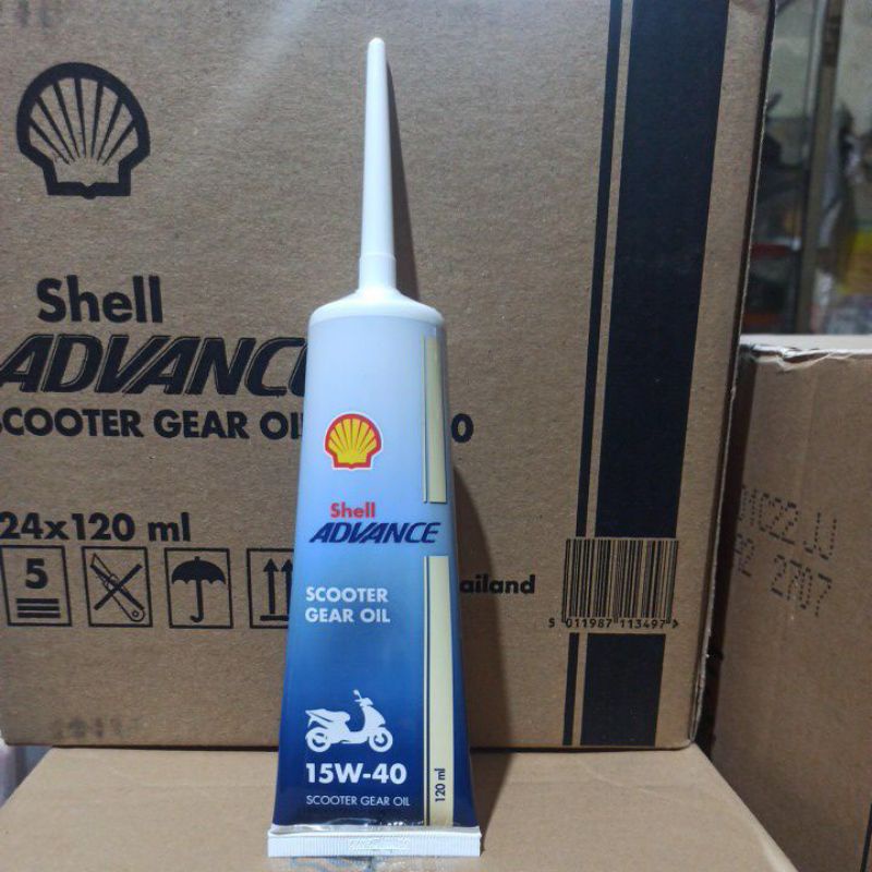 OLI GARDAN SHELL 120 ML 15W-40 API SG BEAT FI VARIO SCOOPY VARIO 125/150 GENIO.