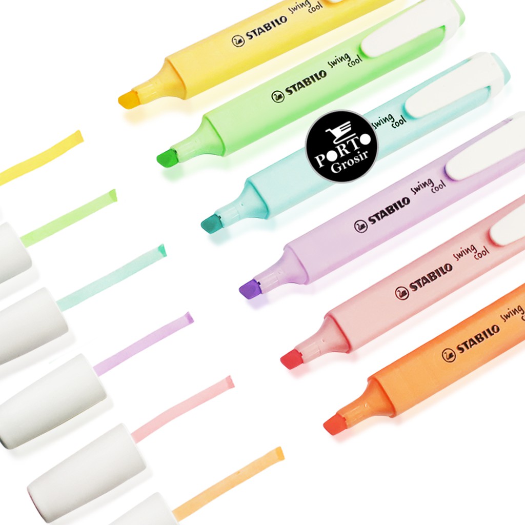 

Stabilo Pastel Swing Cool Highlighter Textliner Swingcool Teksliner