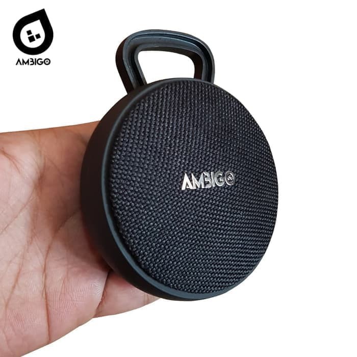Speaker Mini Bluetooth Portable Wireless Ambigo - Bentuk Bulat