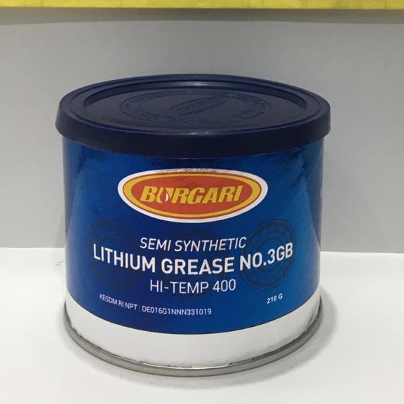 GEMUK BURGARI SEMI SYNTHETIC LITHIUM GREASE NO 3GB BENING 210GR