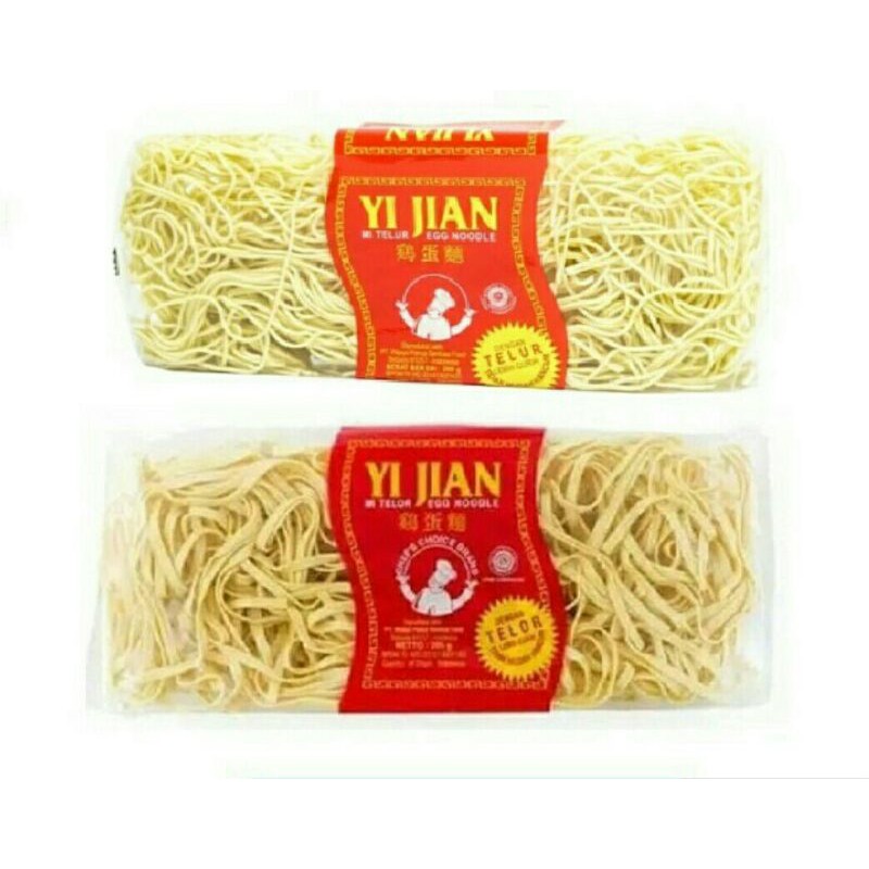 

MIE TELOR YI JIAN KECIL / BESAR Halal 200 gram