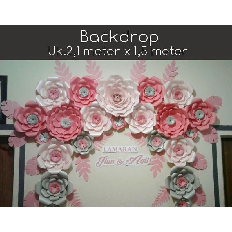 

papper flower custom | kertas jasmine