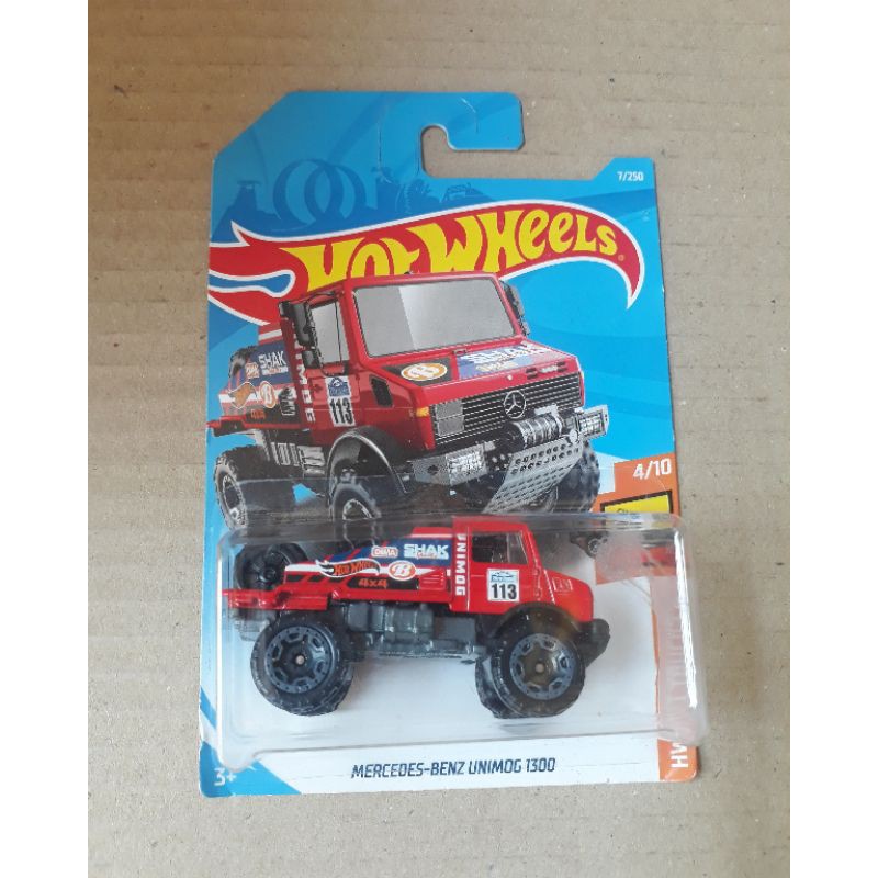 hotwheels MERCEDES BENZ UNIMOG 1300 hw hot truck