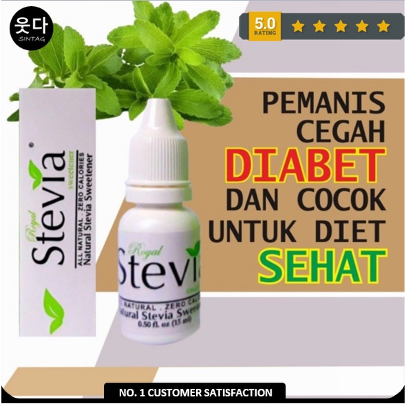 Gula Diabetes Stevia Royal Sweetener Gula Diet 0 Kalori Pemanis Alami