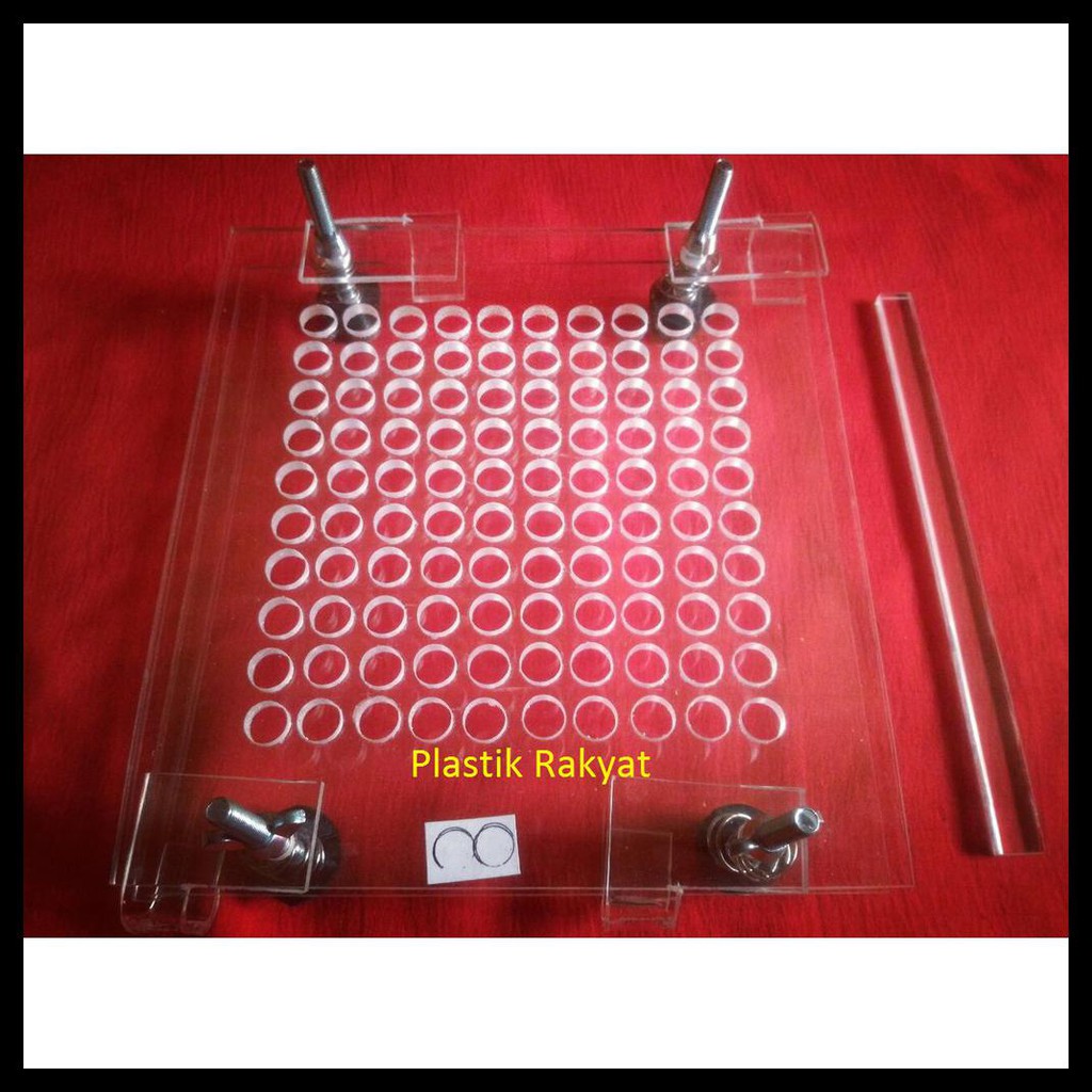 Tatakan Kapsul 100 Slot Ukuran 00 / Tempat Isi Kapsul 00 / Cetakan Kapsul 00 / Rak Kapsul 00