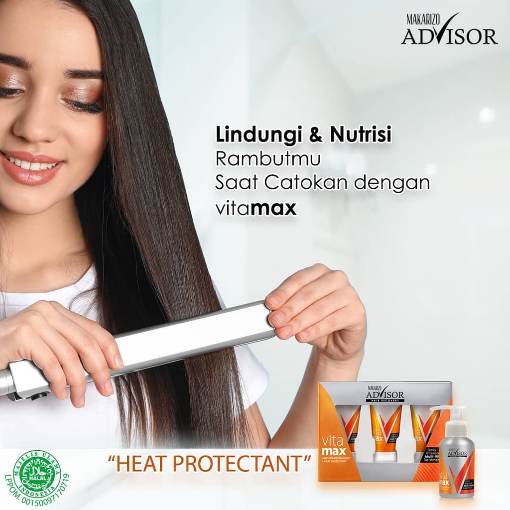 Ningrum - MAKARIZO Advisor Hair Recovery Vitamax 50 mL Vitamin Rambut Serum Rambut Hair Vitamin - 6310