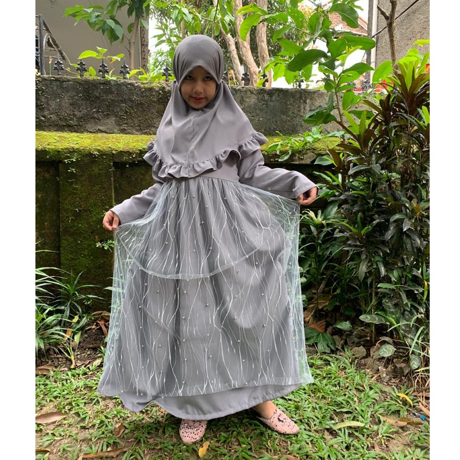 GAMIS AZIEL SYARI KIDS UNTUK ANAK 1-12TAHUN/BABY/GAMIS BAGUS MURAH/FARELY KIDS/SYARI ANAK/BAJU ANAK RUMAH KEBAYA BANDUNG RUMAH SONGKET BANDUNG