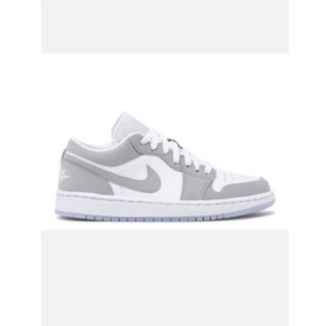 [PRELOVED] Air Jordan 1 Low White Wolf Grey 100% Authentic