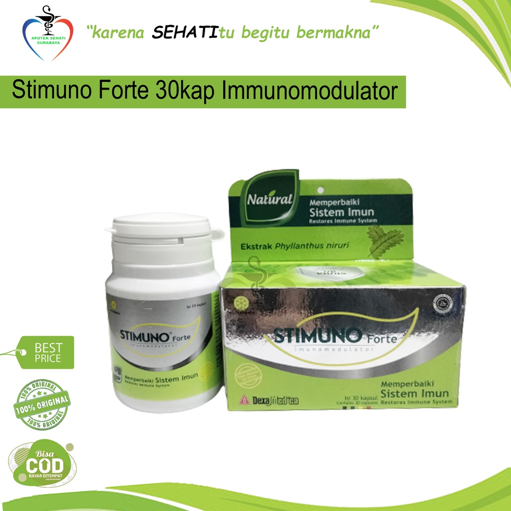 Stimuno Forte Kapsul Herbal Kesehatan Daya Tahan Tubuh