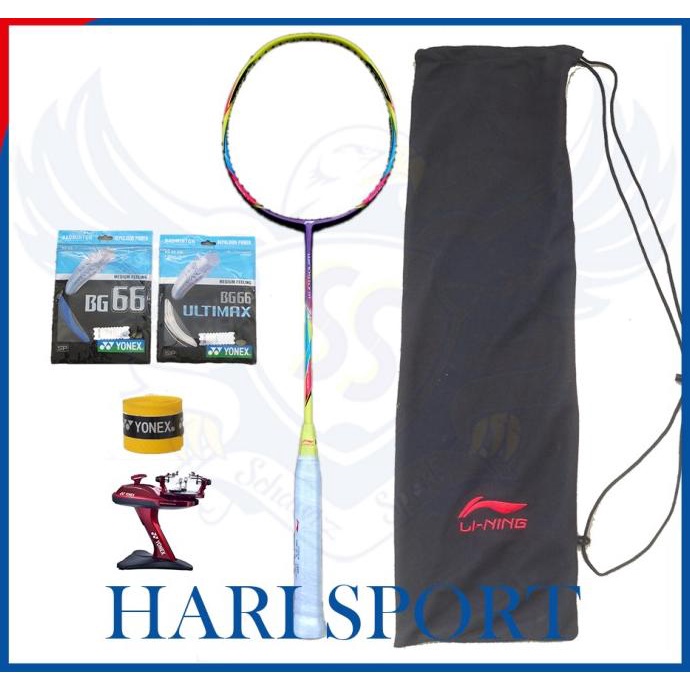 Lining Windstorm 74 - Li Ning Ws 74 Yellow New Raket Badminton Roccabar