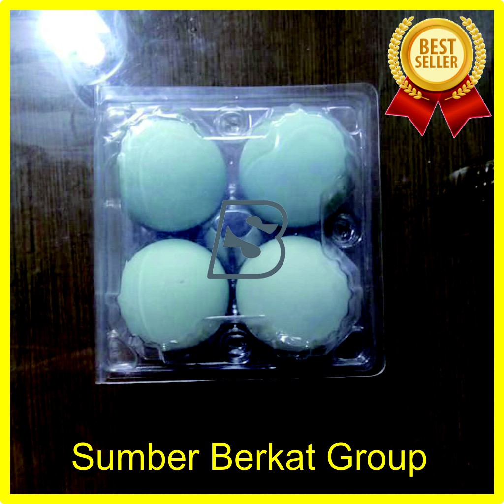 Tray Telur - Egg Tray - Mika Telur Isi 4 Butir Dengan Pengunci