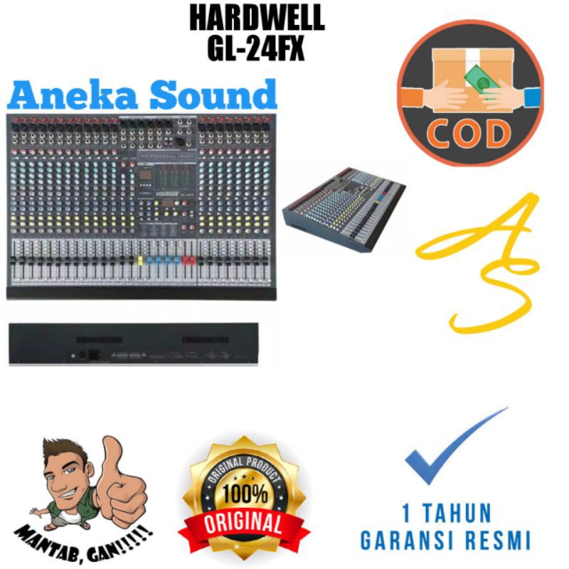 Mixer Audio Hardwell GL-24FX Original 24 Channel