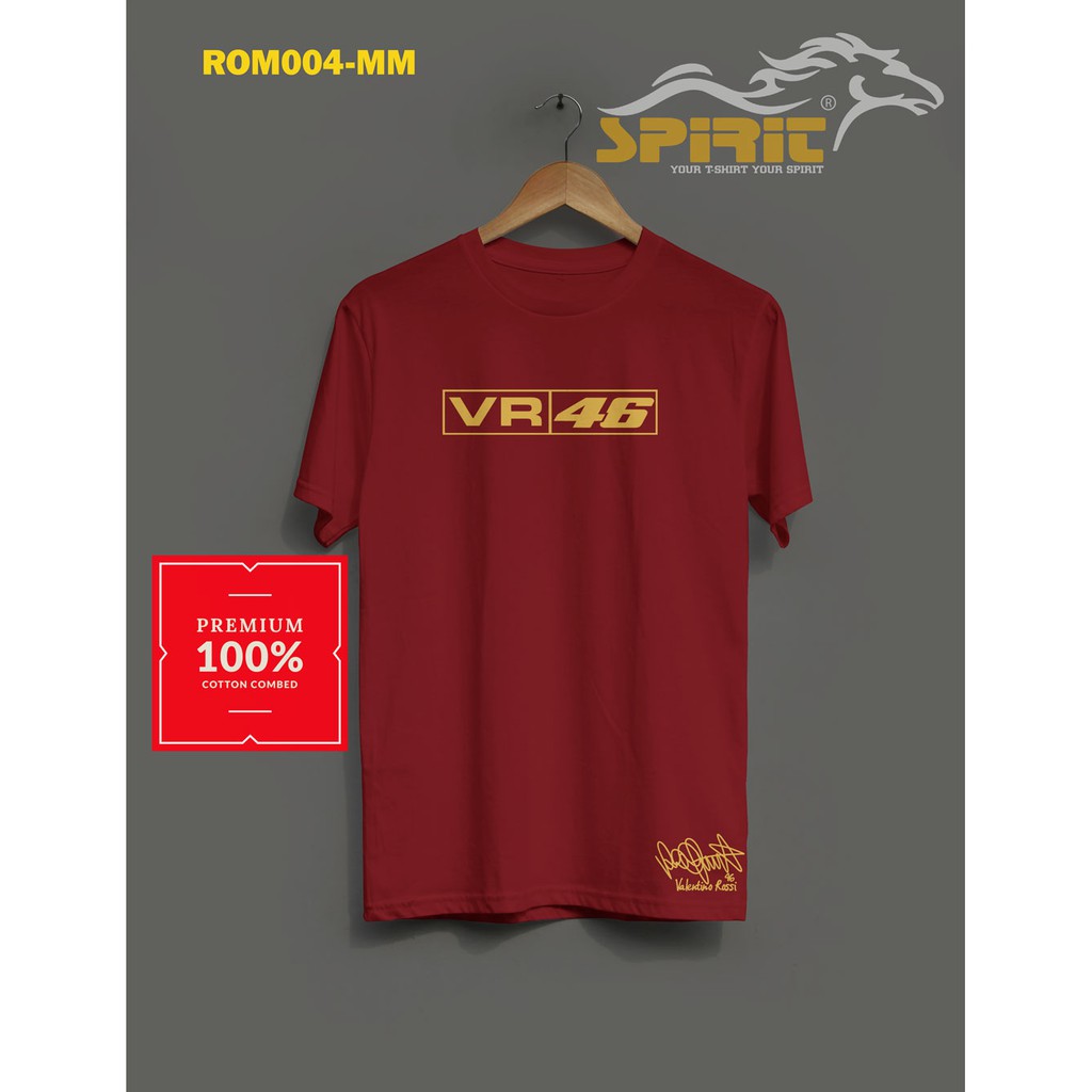 BAJU KAOS valentino ROSSI VR 46 PRIA COWOK PREMIUM ORIGINAL BIG SIZE GROSIR MURAH SATUAN