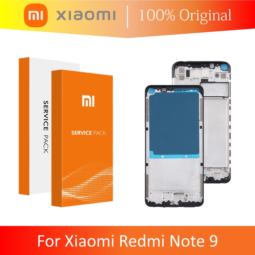 (ORIGINAL 100% XIAOMI) MIDDLE FRAME BEZEL RANGKA TULANG LCD XIAOMI REDMI NOTE 9